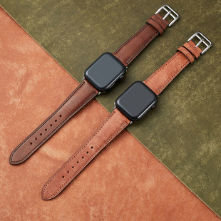 Новый стиль для Apple apple watch10/9/8 кожаный ремешок итальянский кожаный ремешок 42/46mm