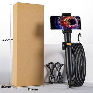New 360-degree steering industrial pipeline auto repair detector mobile phone OTG portable turning handheld endoscope