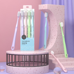 Genuine cleaning toothbrush soft hair high crystal box 4 toothbrush manufacturers spot gingival soft hair toothbrush wholesale