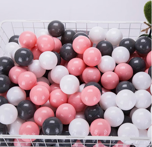 Colorful Thickeneded Ocean Ball Baby Can Chew Indoor Household Ocean Ball Wholesale Naughty Castle Plastic Toy Ball