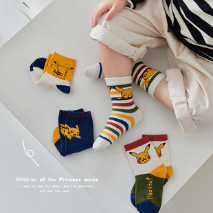 Bainuo children's socks autumn and winter new fashion fun casual cartoon combed cotton boys socks wholesale