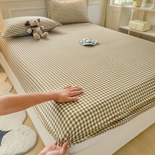 Small fresh one-piece bed hat bedspread Simmons all-inclusive non-slip mattress cover children's room cartoon single product pillowcase wholesale