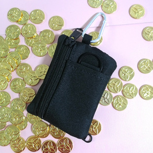 Outdoor tactical mini multi-functional men's sports wallet earphone bag bank card coin pouch mini coin purse