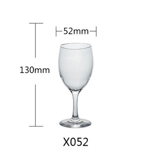 Acrylic red wine glass goblet anti-fall PC transparent imitation glass restaurant wine glass champagne glass brandy glass