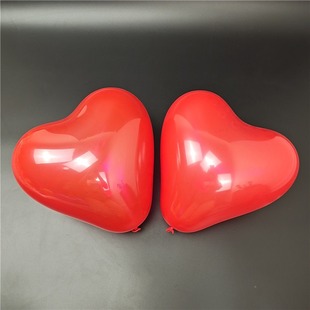 Heart Latex Balloon Light Plate Printed Chicken Heart Balloon Birthday Party Decoration Balloon Wedding Decoration Heart Balloon