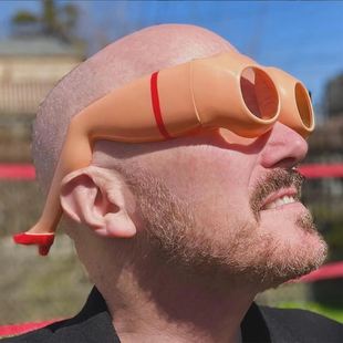 Трансграничные Novelty Leg & Buttocks Sunglasses ноги ягодицы оранжевые солнцезащитные очки оптом