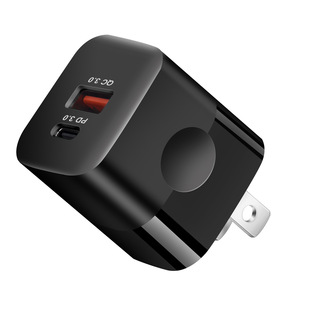 Маленькое зарядное устройство для льда PD20W PD20W + QC3.0 мини-зарядная головка из нитрида галлия Американский Калибр зарядное устройство для мобильного телефона