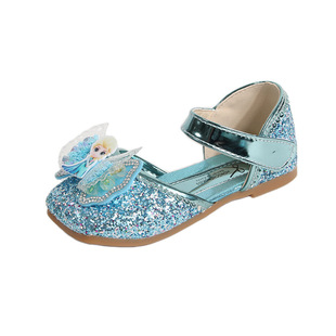 Summer 2024 Three-dimensional Bow Aisha Children's Shoes Women's Crystal Shoes Girls' Princess Style Sandals