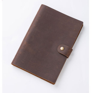 Special price leak-picking cowhide loose-leaf book sub-hand ledger A5 retro business leather notebook A6 travel diary A7