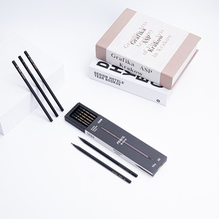 Black wood pencil primary school students special black 2B examination pencil grade one and two writing HB writing practice pen