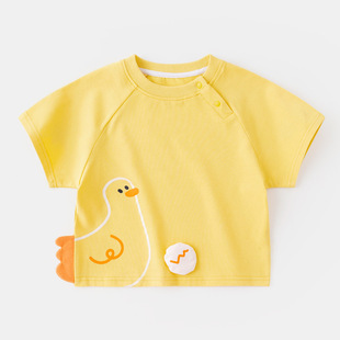 [Short sleeve collection] Dudu children's summer T-shirt short sleeve boys' clothes baby shirt fashion