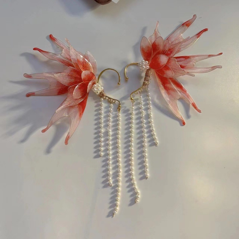 Super Fairy Pearl Tassel Earrings, Sweet Temperament, Niche Design Earrings, Elegant and High-End Earrings Wholesale
