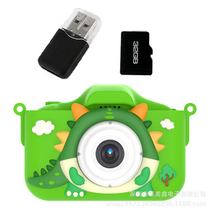 New X5S Children Camera HD Cartoon Video Small SLR Dual Camera Mini Toy Camera Gift