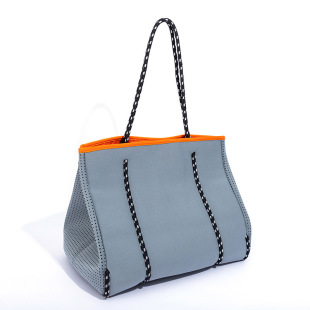 Source Manufacturer Waterproof Large-Capacity Outdoor Shopping Travel Bag Diving Material Perforated Beach Bag Mother Bag Shoulder Bag