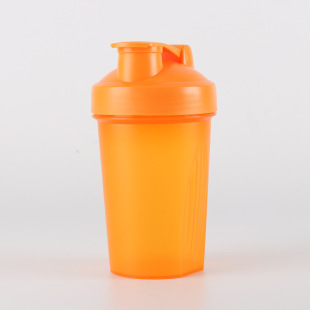 400ml Shaker Cup Milkshake Protein Powder Water Cup Fitness Sports Plastic Cup with Mixing Ball Can Be Customized with Logo Without Hands