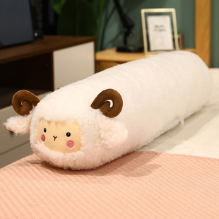 Cross-border New Alpaca Pillow Doll Plush Toy Sleeping Long Pillow Cloth Doll Clip Leg Pillow Sheep Doll