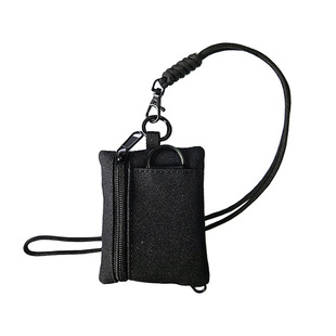 New outdoor halter small bag men's small card holder coin purse key case Bluetooth earphone bag lanyard for students aged
