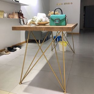 Bao Shanglai Solid Wood Osaka Table Net Celebrity ins Style Clothing Store Nakajima Table Display Table Running Water