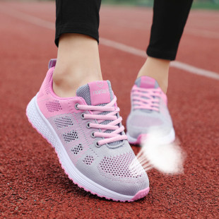 Fujian Quanzhou women's shoes 2025 summer mesh sneaker female students casual shoes mesh running shoes manufacturers straight hair