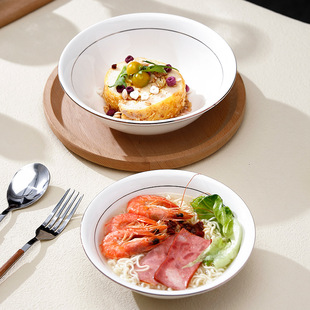 Пномпень Керамическая миска с крылатыми крыльями чаша миска с мясом Чистая белая рисовая миска миска миска с овощами миска супа миска с лапшой суп миска с лапшой миска миска с кашей