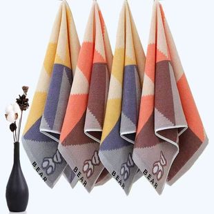 2024 new letter dark towel cotton soft absorbent adult couple face towel super gift towel