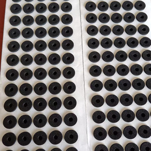 Eva Gasket Furniture Shock-Absorbing Anti-Slip Self-Adhesive Foam Pad Black Round Foam Foot Pad Eva Foam Pad Manufacturer