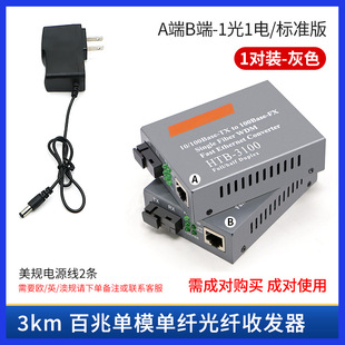 Industrial Gigabit Fiber Optic Transceiver Single Fiber Single Mode 1 Optical 2 Electrical 4 Electrical 100 Mega Photoelectric Converter 8 Electrical Transceiver