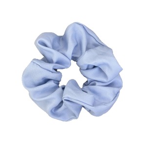 Korean Ouni's New Blue Polka Dot College Hair Tie Versatile Work Clothing Style Hair Tie Pure Color Combination Set