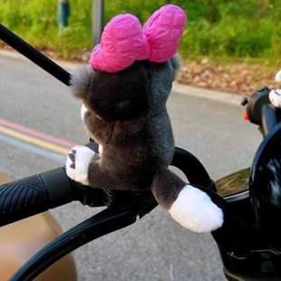 Lucifer Cat Battery Car Electric Car Rearview Mirror Small Accessories Motorcycle Doll Cute Pendant Decoration Doll