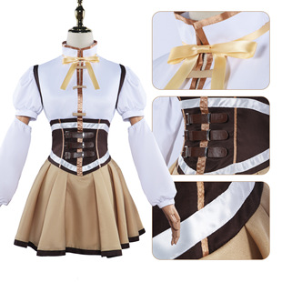 Волшебная девушка Xiaoanba Mami Cos костюм двухмерный боевой костюм Bamoi Cosplay костюм