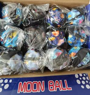 Wrist elastic ball moon stone children's wrist ball hand throw back ball toy relief artifact luminous ball toy ball