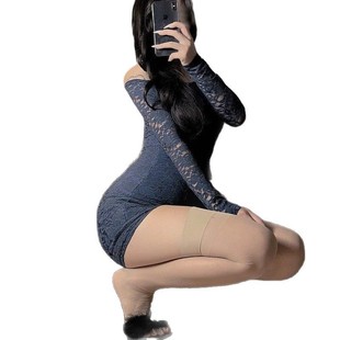 Sexy Pure Red Stockings Red Side Over-the-Knee Stockings Black Stacks OD Oil Light Stockings Black Women Horse Oil Stockings