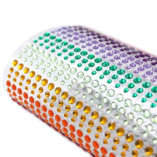 Amazon Explosions DIY Acrylic 15 Color Diamond Sticker Cosmetic Face Sticker Diamond Stage Color Diamond Sticker in stock