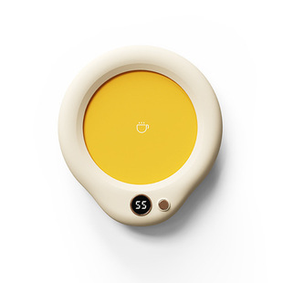 Two-speed temperature regulating usb heating coaster 55 degrees constant temperature coaster intelligent digital display coffee warmer warm coaster gift