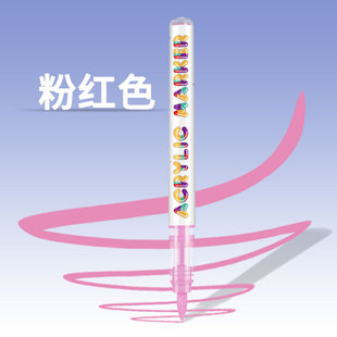Direct Liquid Soft Head Acrylic Marker Pen Color-opaque Stackable Watercolor Pen Student Art Painting Graffiti Acrylic Pen