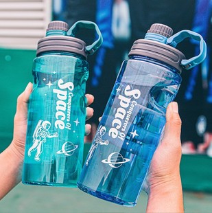 Large Capacity Space Cup Portable Kettle Outdoor Sports Fitness Cup with Strainer Water Cup Male and Female Student Tea Cup