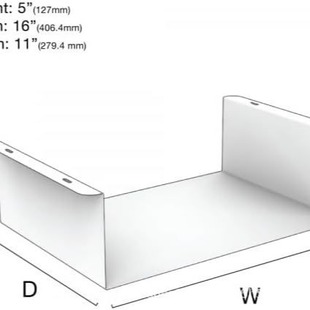 Computer bracket under the table