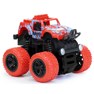 Children's four-wheel drive inertia off-road vehicle engineering car boy Huili toy car stall selling small gift toys wholesale