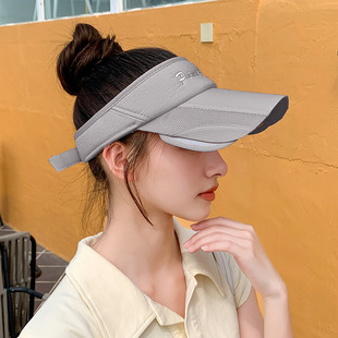 Summer New Pull-out Empty Top Hat Women's Outdoor Sunscreen Hat Seaside Casual Fashion Sun Hat Trendy