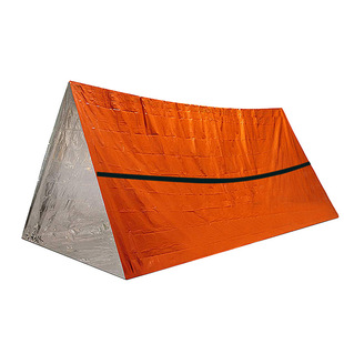 Portable Outdoor Camping Cold-proof Moisture-proof Warm Camping Heat Reflective Bag Rescue Emergency Aluminum Triangle Tent
