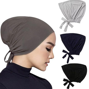 Cross-border new cross-head cap Muslim headscarf base cap solid color head Hui small cap factory outlet