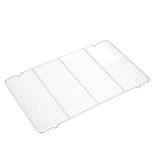 Stainless steel feet cool net flat barbecue net oven net rack bread baking filter rack drain net 60x40cm