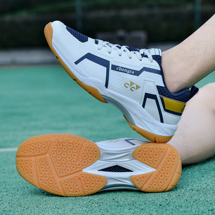 High Elastic Badminton Shoes Men and Women Students Breathable Sports Shoes Professional Shock Absorbing volleyball shoes Tennis shoes Comprehensive training shoes
