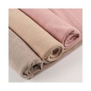 Autumn and Winter Thickeneded 380g Imitation Cashmere Ultra-Fine Strips Ready-Made Elastic Textured Home Wear Woolen Sweater Fabric