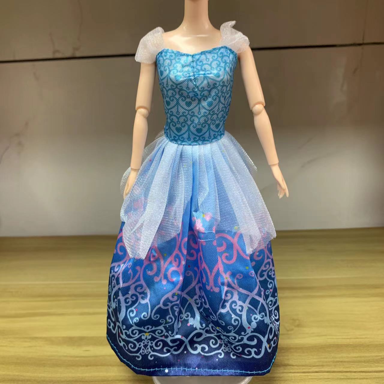 ReliBeauty Princess Costume For Girls - Blue Fairy Dress For Halloween, Christmas & Role Play