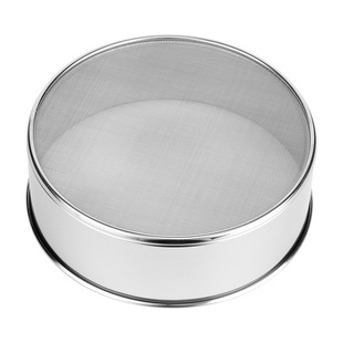 Reinforced 14 mesh stainless steel mesh screen rice insect sieve worm hand-held Sesame mesh screen rice flour sieve