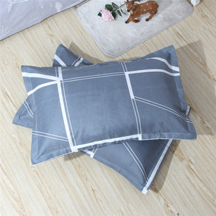 Pillow case sanding print cartoon single matching quilt cover bedding pillowcase wholesale