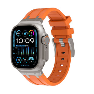 Применимо Apple Watch AP жидкий силиконовый ремешок ultra модифицированный прилив браслет 8 поколения 49MM