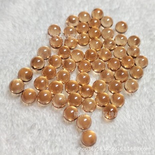 in stock round champagne zircon beads beads bare stone perforated non-perforated bare stone beads loose beads cross-border wholesale