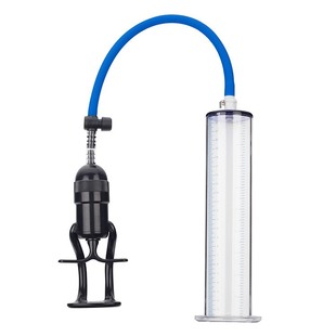 pure romance flange bottom cylinder metal suction gun with pressure gauge penis endurance training fitness equipment